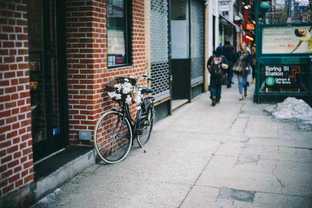велосипед в нью-йорке