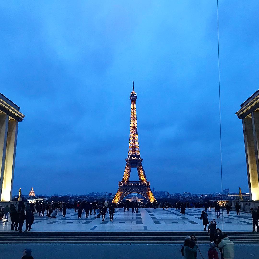 Париж, Эйфелева башня.