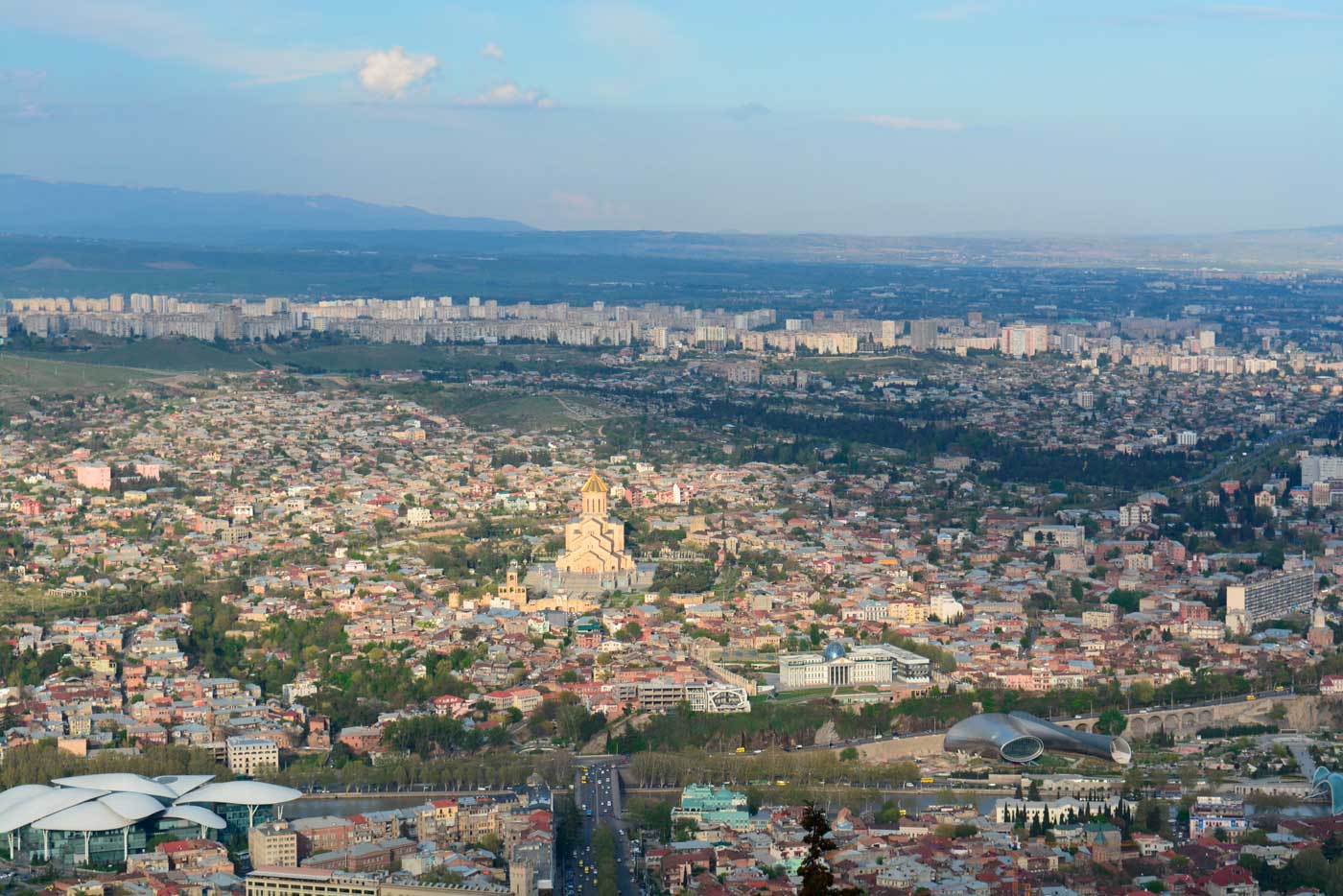 Вид на Тбилиси. 