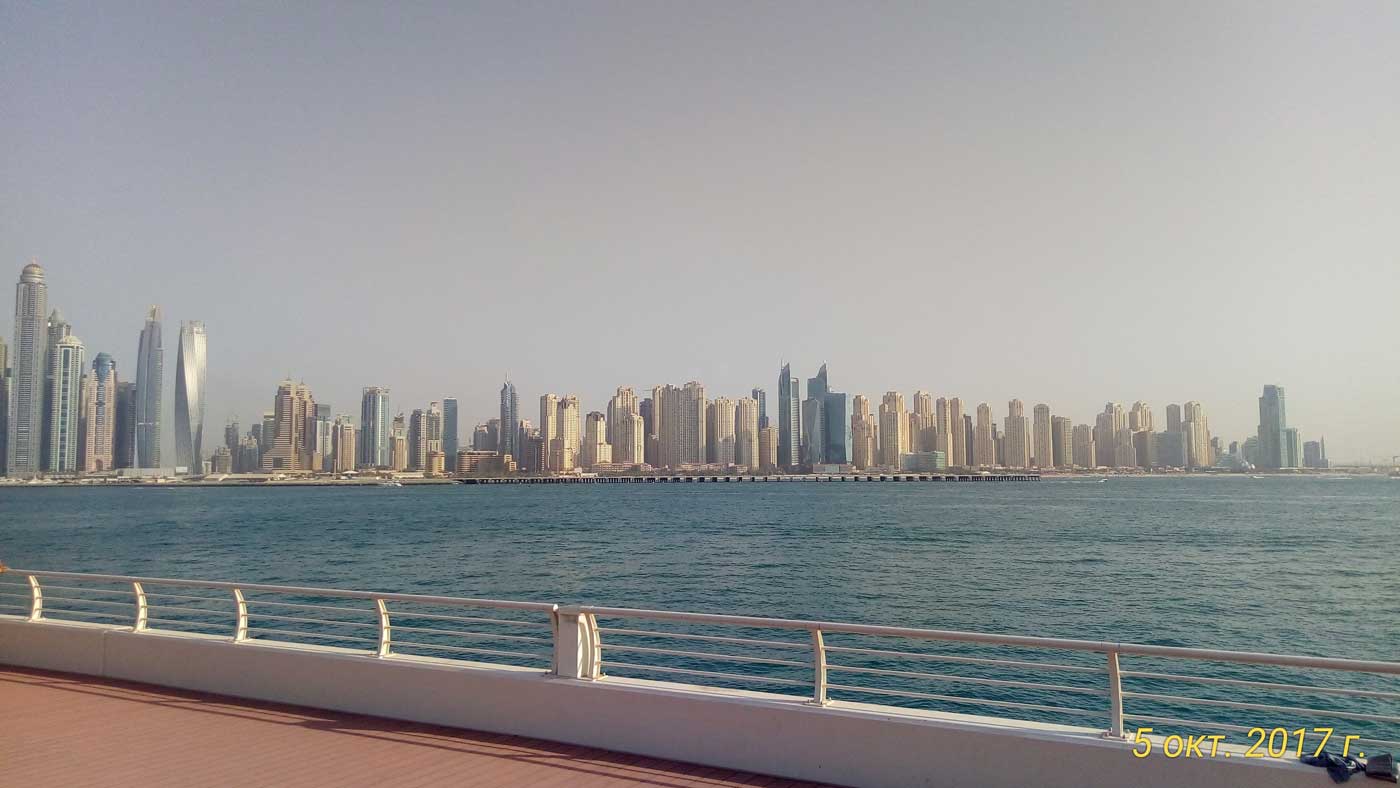 Вид на Дубай Марина